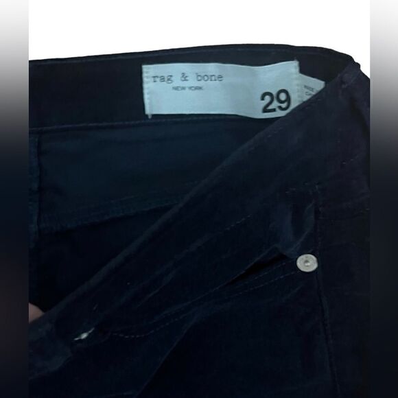 Rag & Bone velvet Dojo cropped pants Sz 29 - Picture 4 of 7